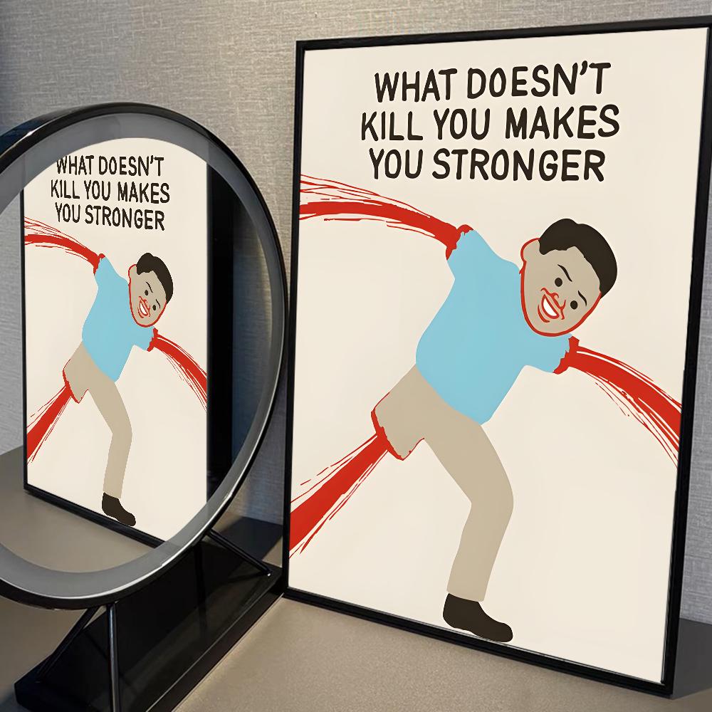 Joan Cornella Zonzo Comics Kunst Vintage Poster Klebrige Retro Kraft Papier Aufkleber DIY Room Bar Cafe Kawaii Room Decor