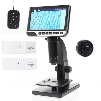 12Mp Biological Microscope With 7" Display And 2000X Magnification