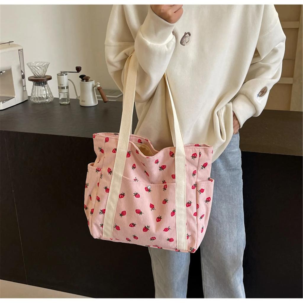 Fresh Sweet Girl Handbag Fashionable High-End Printed Shoulder Bag Leisure Shopping Commuter Ladies Underarm Bag