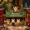 Reindeer Christmas Door Hanging Santa Claus Xmas Wall-mounted Pendants  Wall Decor