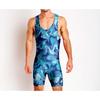 Mens Wrestling Suit One-piece Swimsuit Fitness Gym Workout Clothes Lightweight Breathable Weightlifting Training