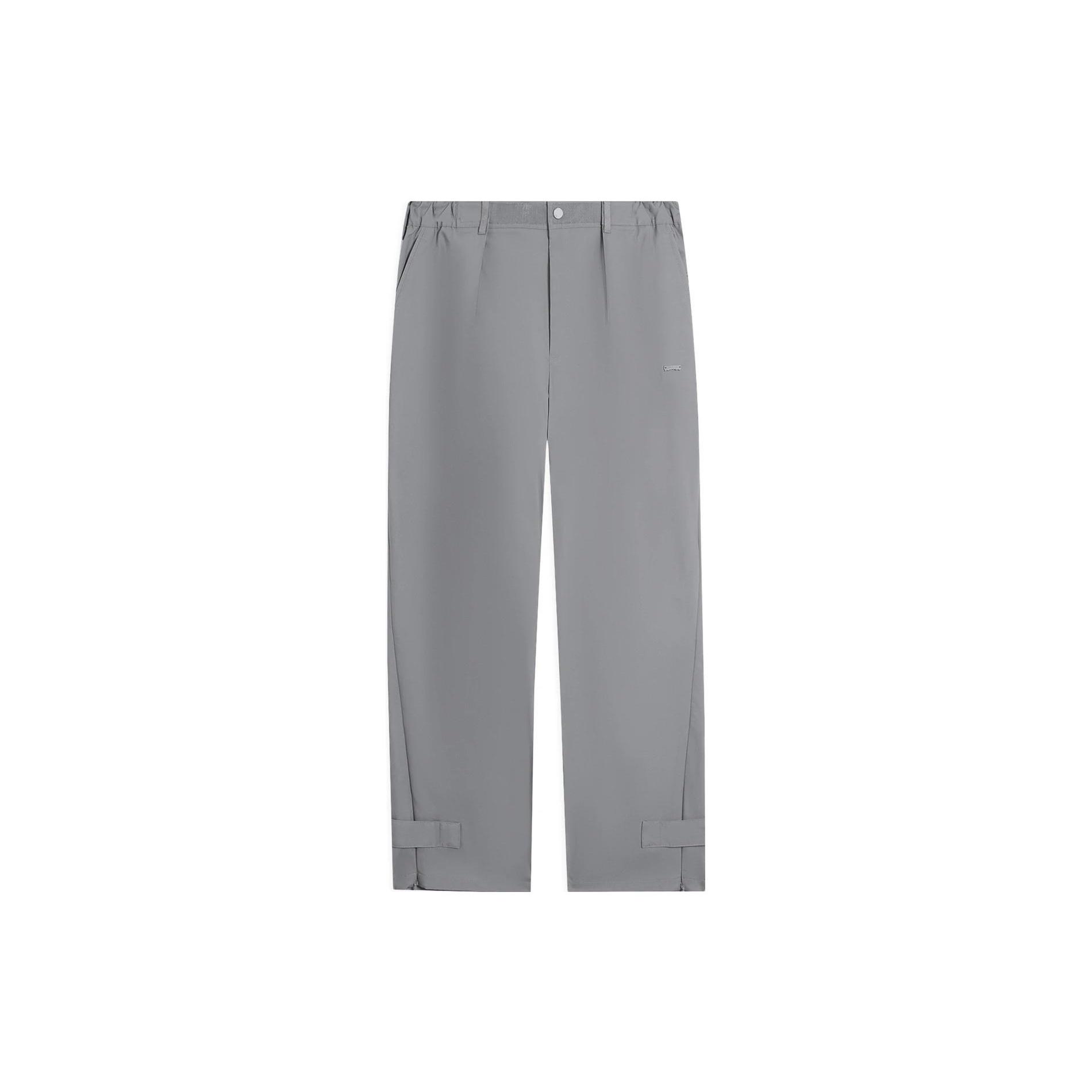 Li-Ning BadFive Shanghai HOOD Straight Pants Grey Men s AKXSB29-1 L