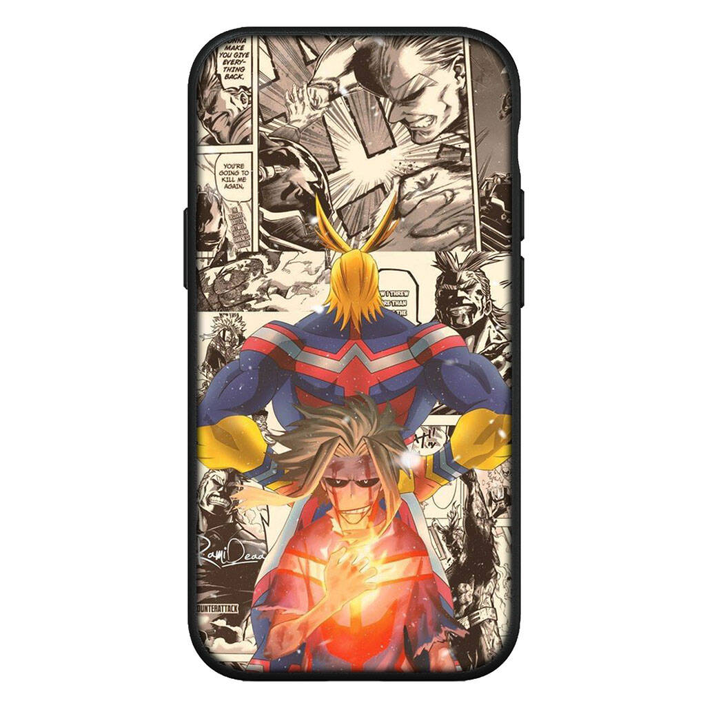 Cover for iPhone 17 16 15 Xiaomi Poco Redmi Note 14 13 12 11 Pro Max Samsung Galaxy S25 S24 S23 OPPO Huawei My Hero Academia All Might BNHA Phone Case