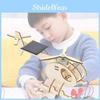 Educational Diy Solar-powered Helicopter Model For Kids 7-14 Years Old Customizable Wooden Material