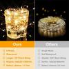 Solar Powered Fairy Lights 7M 12M 22M 32M Outdoor Waterproof LED String Lights 8 Modes for Garden Patio Tree Decor