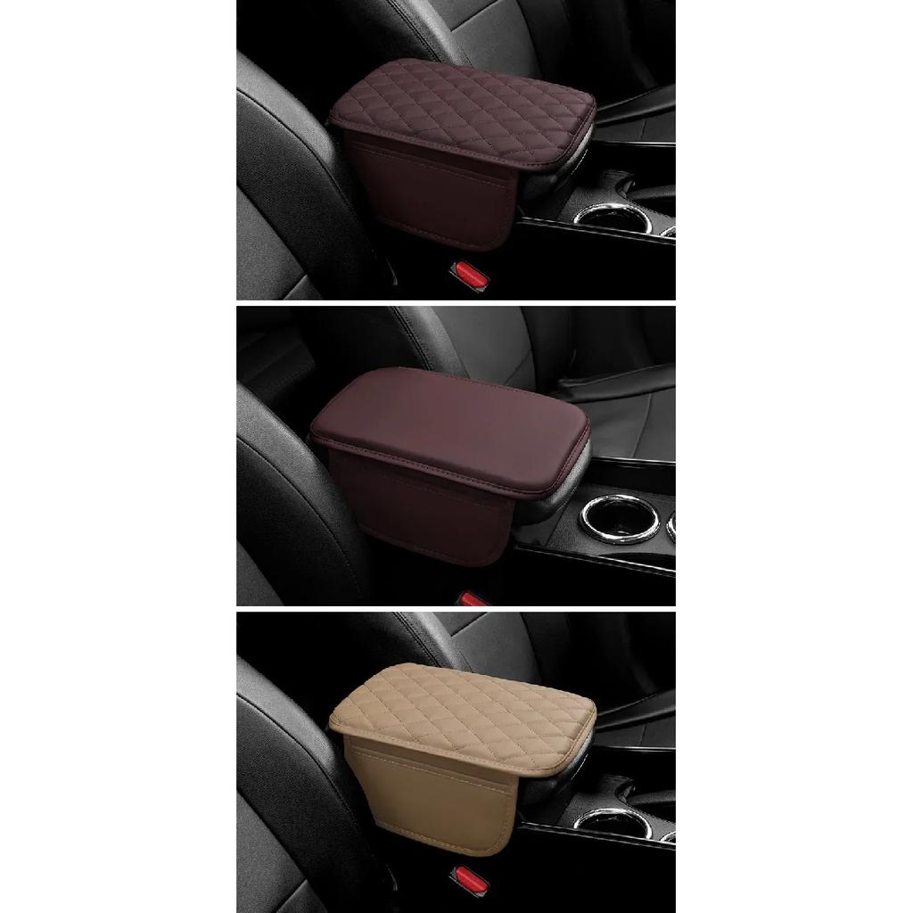 For Jaguar Xf Car Arm Rest Cushion PU Leather Breathable Center Console Box Cover Anti Scratch Armrest Box Protector Cover