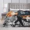 Haikyu!! Shoyo Hinata Blankets Fleece Decoration Anime Manga Portable Super Soft Throw Blankets for Bedding Car Bedding Throws
