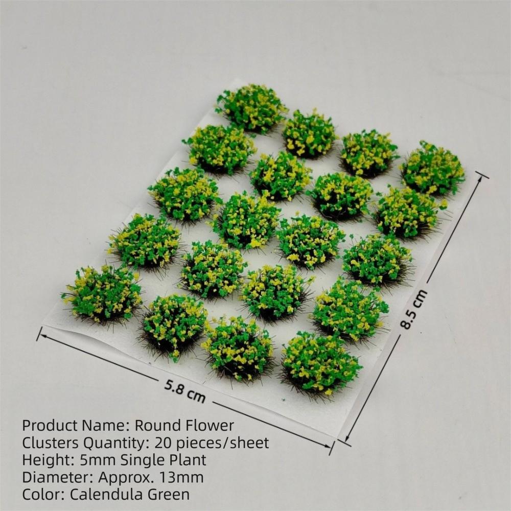 5mm Landscape Scene Making Flower Clusters Scenario Model Materials  Landscape Design
