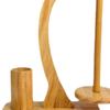 Crochet Yarn Holder Wood Yarn Dispenser Practical Stable with Phone Holder Rotating Spool Turning Tool Storage Rack