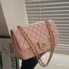 New women's bag fashion shoulder messenger bag versatile diamond chain bag