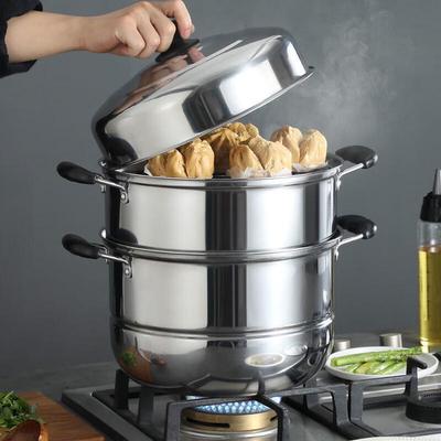 Mr. Jane 3-Layer Stainless Steel Steamer Pot, 36cm