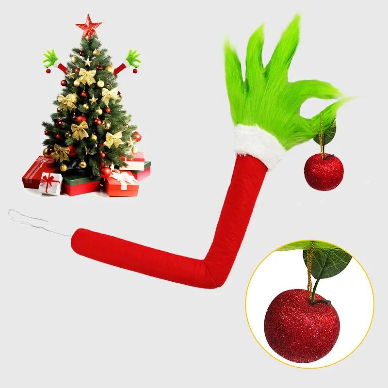 Doll Green Fur Monster Arm 2026 Spot Green Fur Monster Arm Pendant Christmas Decoration