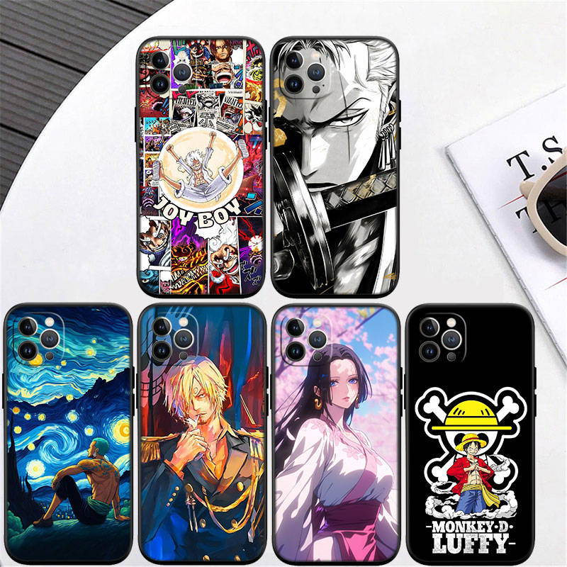 JO43 Ein Stück Luffy Telefon Fall für iPhone 7 8 11 12 13 14 15 16 16E XS Pro Max XR X SE Samsung S20 S21 S22 S23 S24 FE Ultra Plus Lite S21S A55