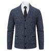 Cozy Up Cotton Cardigan genser for menn