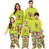 Parent-child Christmas Print Home Suit Long-sleeved Top And Pants