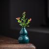 Creative Mini Ceramic Desktop Vase: Small Flower and Green Plant Hydroponic Bonsai Ornament for Indoor Decoration