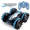 Amphibious Gesture-Controlled Stunt Car with Lights - Double-Sided Remote Control for Kids