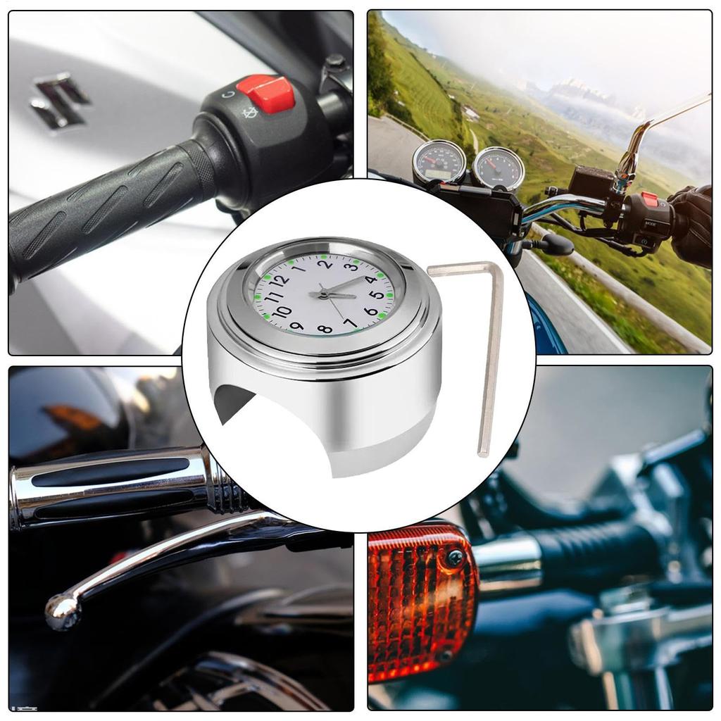 Gupcaqosjw Motorcycle Handle Dial Watch, Motorcycle Handle Bar Dial Watch - Motorcycle Handlebar Dial