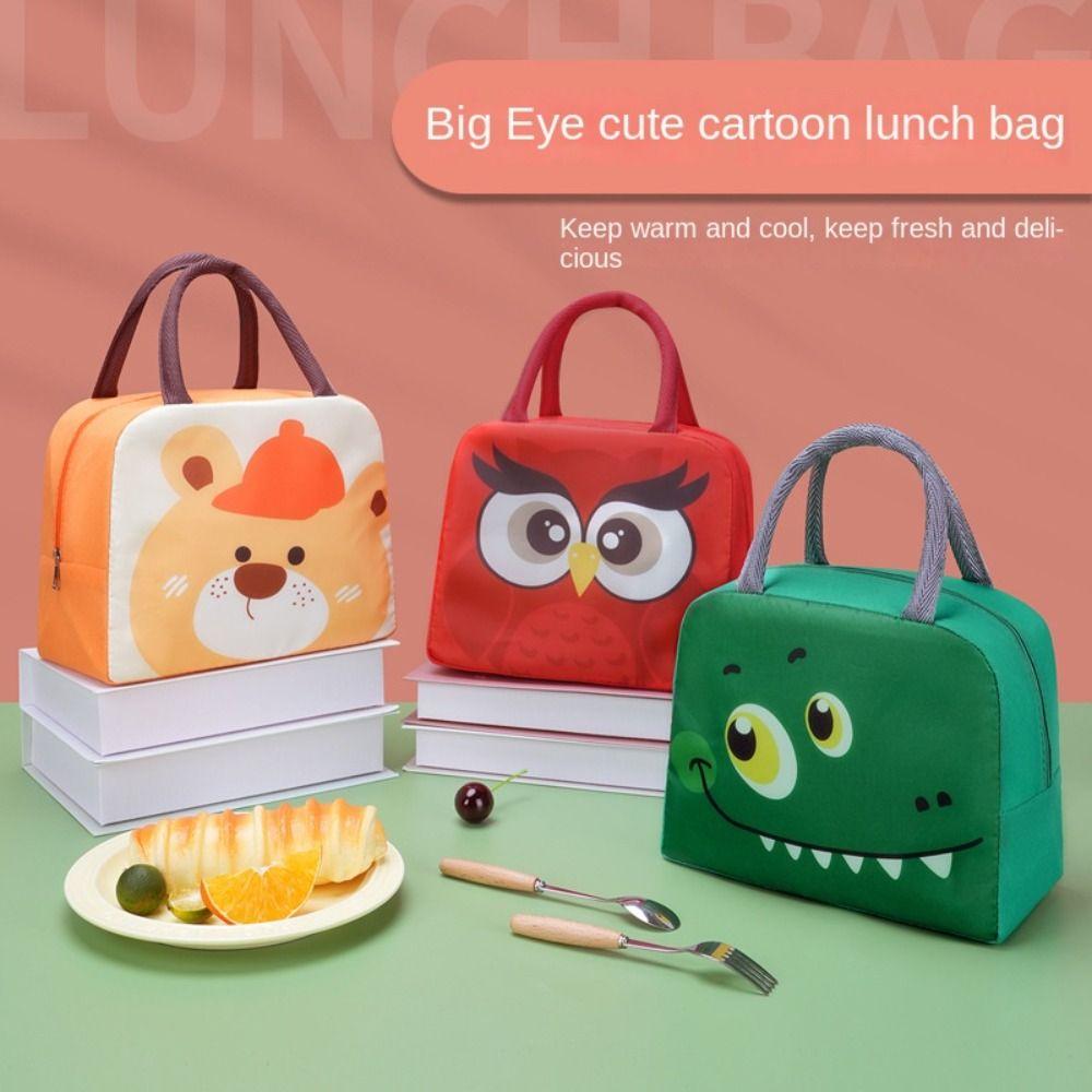 

Non-woven Fabric Insulated Lunch Box Bags Thermal Bag Tote Food Small Cooler Bag 1