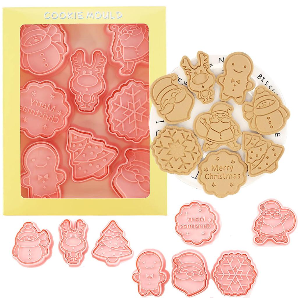 YAYAMIYA of Christmas Cookie Christmas Cookie DIY Biscuit Baking Cookie Cookie Baking Confectionery Lunch Popular Handmade Birthday Small Gifts [Set