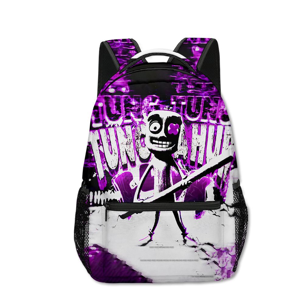 

Модные Популярные Смешные tungtungtung Студенческие Рюкзаки для Книг Рюкзаки для Ноутбуков 3D Принт Оксфорд Водонепроницаемые Мальчики/Девочки Дорожные Рюкзаки небесно-голубой