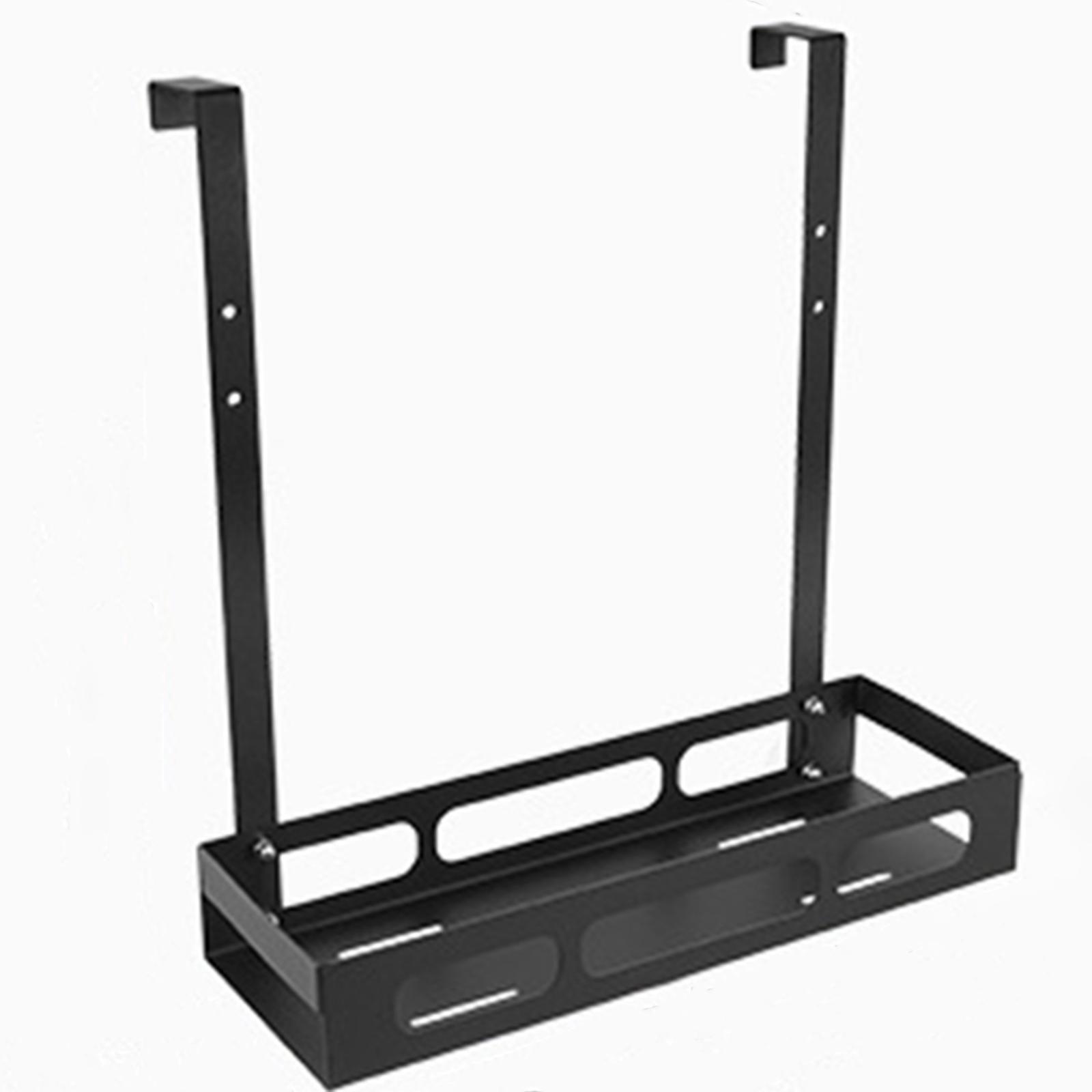 

Drill Free Bathroom Door Hanging Basket Space Saving Organizer Shelf, Style A/Single Layer A