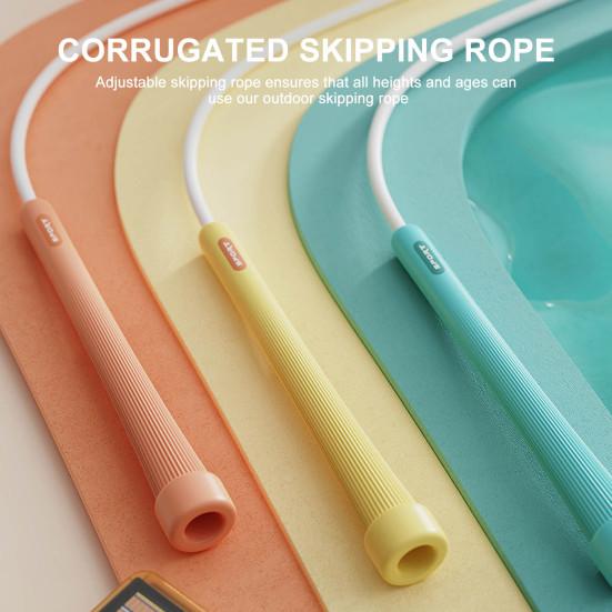 

Скакалка с нескользящей ручкой, легкая скакалка для кардио-тренировок, тренировок на выносливость, скоростная скакалка для детей розовый