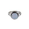 Rare Milky Opal Gemstone 925 Sterling Silver Jewelry Handmade Ring Birthday Gift RR-11-15