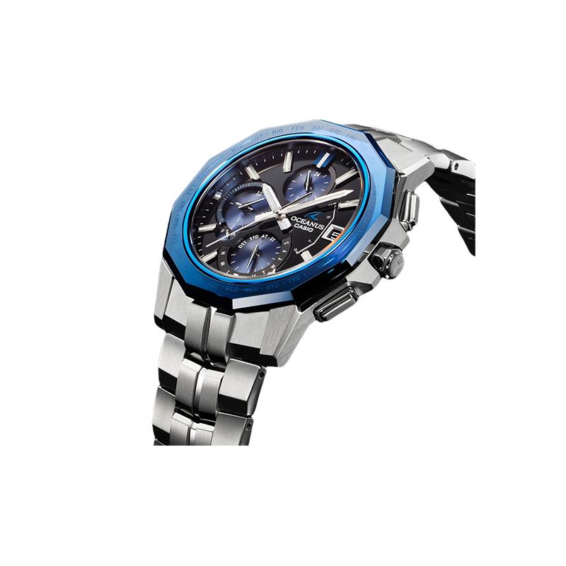 Casio OCEANUS series-Poseidon 6000 OCEANUS Manta solar charging system mobile phone connection function quartz movement titanium strap OCW-S6000-1AJF
