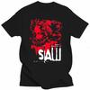 Movie SAW Horror Head Torture T-shirt Women's Fashion T-shirt Retro Clothing Round Neck T-shirt Horror Harajuku Top 70286