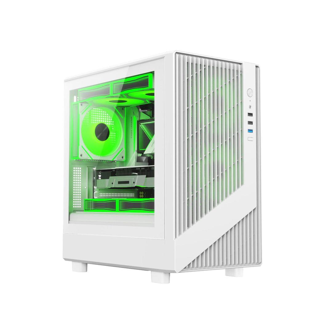 E-sports Gaming PC Case with Transparent Side Panel and Water Cooling Support