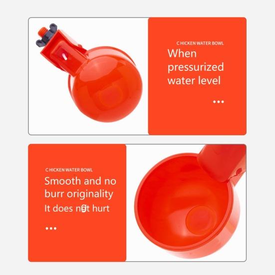 2ks Kuřecí napáječka s automatickým výdejem vody s pružinovým ovládáním Kuřecí napáječka Automatická napáječka Potřeby pro drůbež