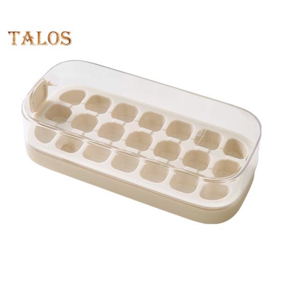 

Поднос для льда, легкосъемная форма для кубиков льда для морозильной камеры, без бисфенола А, 21 полость, ящик для льда для коктейлей, чая, кофе белый