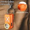 Waterproof LED Clip Flashlight Dual-Light Source Aluminum Alloy Magnetic Clip Light USB Rechargeable Magnetic Clip Warning Lamp