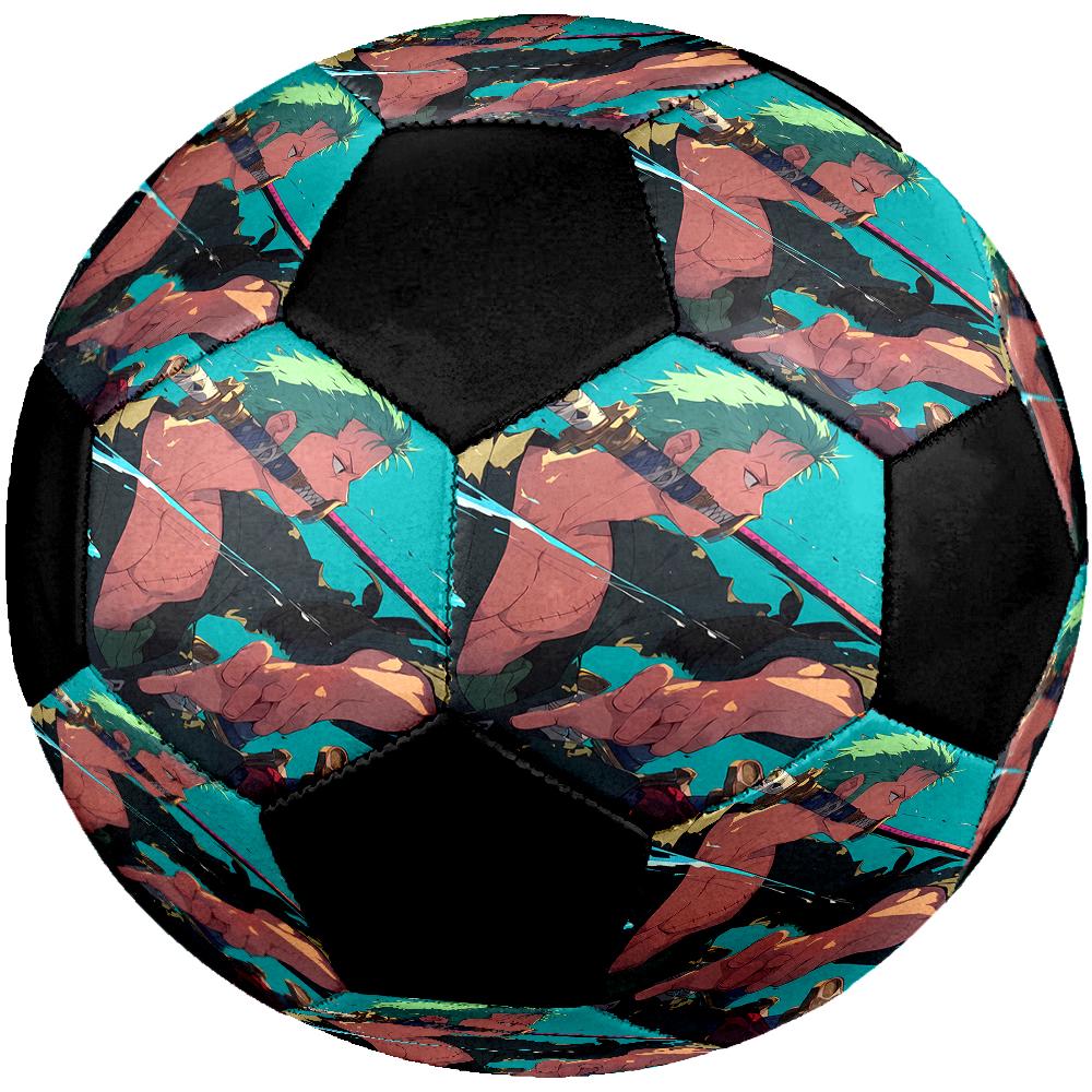 Roronoa Zoro Theme Size 5 Soccer Ball, Suitable for Both Indoor and Outdoor Matches, a Gift Suitable for Everyone.