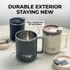 Double-Layer Insulated Coffee Mug Portable 304 Stainless Steel Drinking Cup Durable Sealed Coffee Cup Tumbler For Students Adult