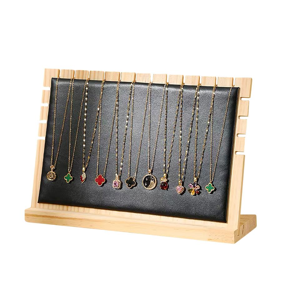 Creative Solid Wooden Necklace Frame Fashion Jewelry Display Frame Pendant Support Jewelry Display Props