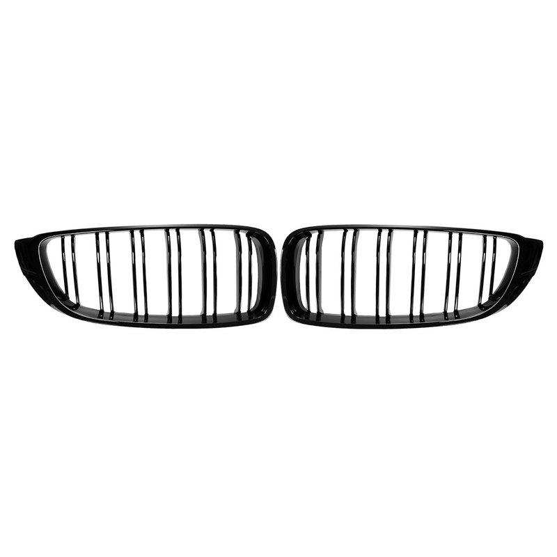 Car Styling Front Kidney Grille Dual Slat Grille For BMW F32 F33 F36 F82 F83 2013- 320i 325i 328i Auto Accessories