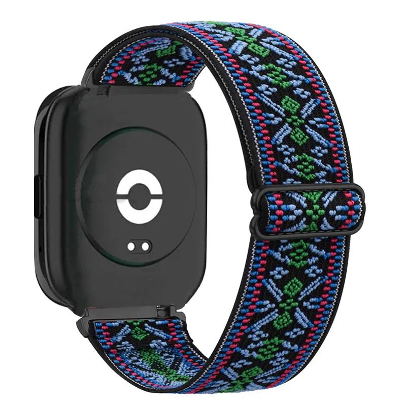 Řemínek k hodinkám Pro Redmi Watch 3 Active Pásek Nylonový Elastický Náhradní Řemínek Na Zápěstí Pro Xiaomi Redmi Watch 3 active Náramek Correa