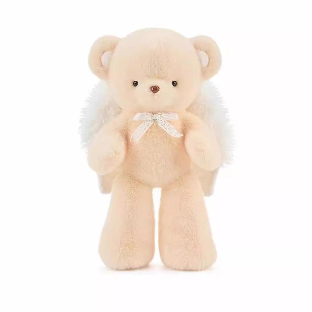 New Angel Wings Teddy Bear Doll Bear Doll Valentine's Day Plush Toy Children's Girlfriend's Birthday Gift
