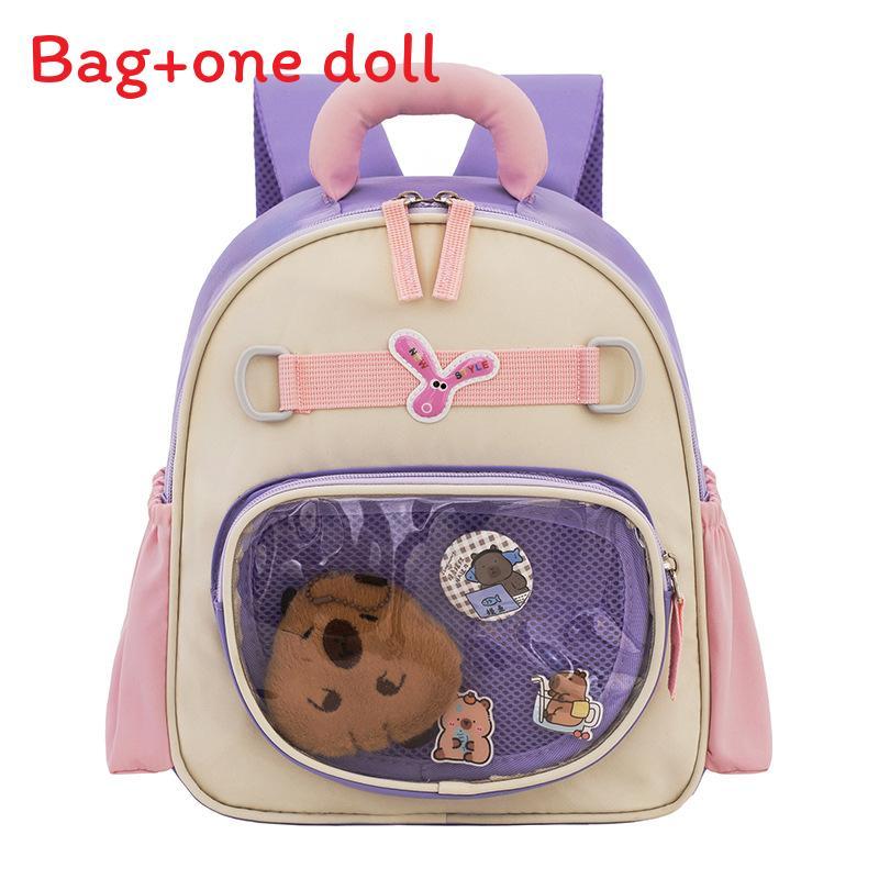 Childrens Cartoon Backpack With Nylon Material For Kindergarten Kids