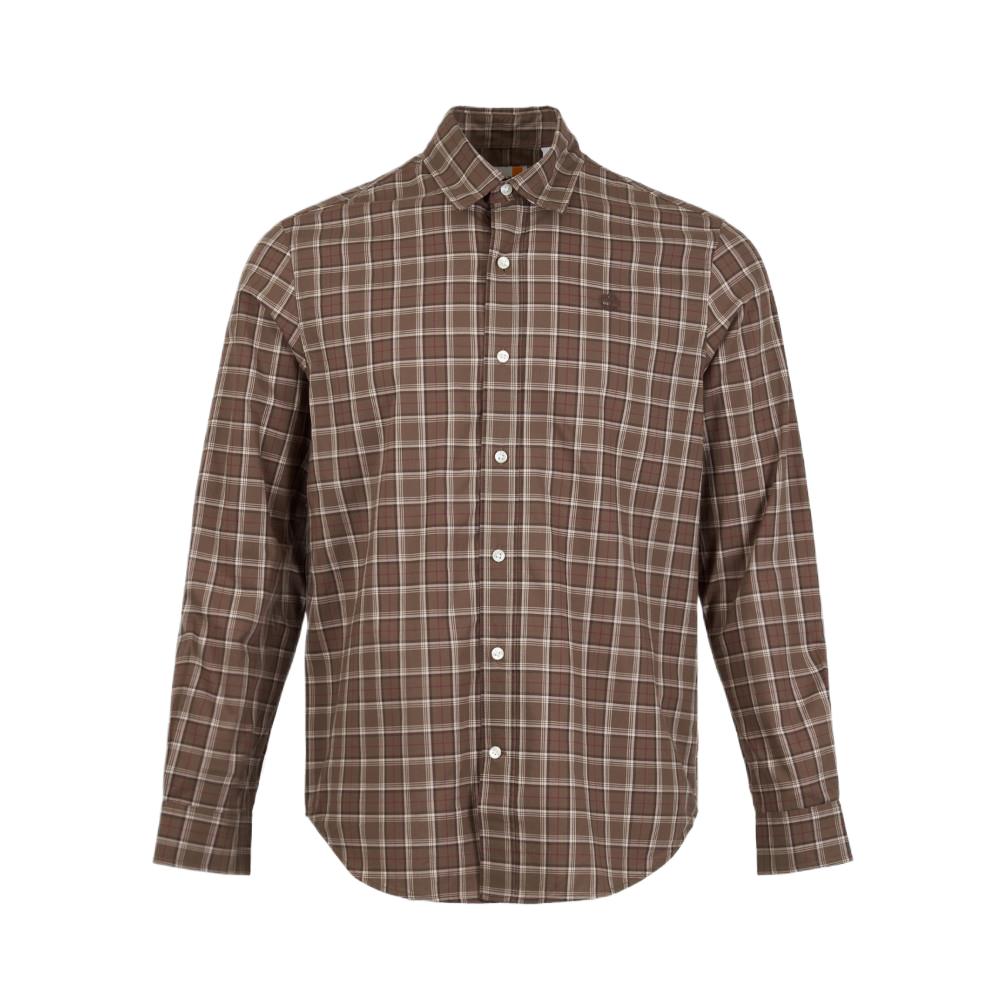 

Timberland Удобная Универсальная Простая Модная Рубашка с Длинным Рукавом Мужские рубашки TB0A6BJ8BK21 XL