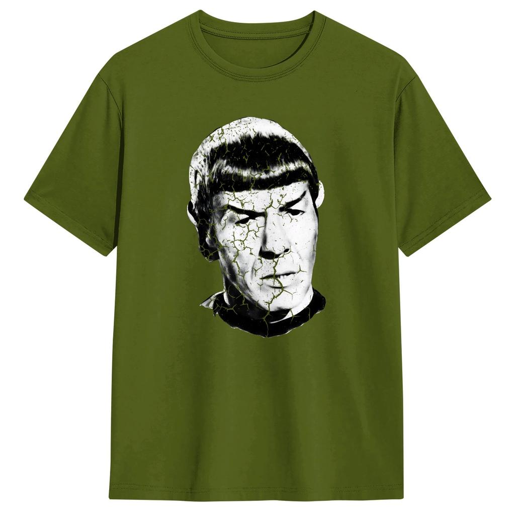 Oversized T Shirt Summer Mr Spock Enterprise Vulcan Stars Treks Fashion T Shirts Cotton Tshirt for Men Classic Short Sleeve Tops