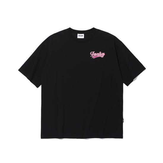 Lucky T-Shirt (Black) Freedom Gym Wear Sportswear Short Sleeve T-Shirt L чёрный