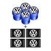 WHAQY1 2026 Hot For VOLKSWAGEN VW Auto Wheel Tire Valve Stem Caps Cover & 3D Epoxy Car Interior Decorative Stickers For Volkswagen Tigu