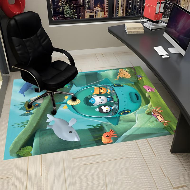 Octonauts Printed Carpet, Rug for Office Chair Living Room Bedroom Kitchen Room Decor Gifts.