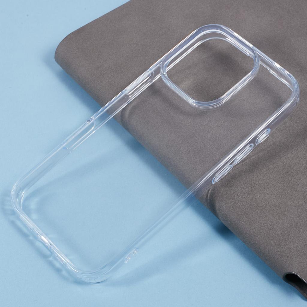KIGC For iPhone 16 Pro Max Clear Case TPU+PC Protective Shockproof Phone Cover