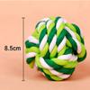 Manufacturer  Custom Logo Bite Resistance Green Durable Ball Pet Dog Rope Toys Set