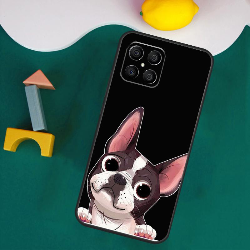 French Bulldog Case For Honor 200 Lite 50 70 90 X9a X8a X8 X9 X8b X9c X9b Honor Magic 5 6 Pro 7 Lite Cover