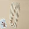 Women's Thickened Mulberry Silk Base Layer Set - 270g, Round Neck, Brushed for Warmth in Autumn